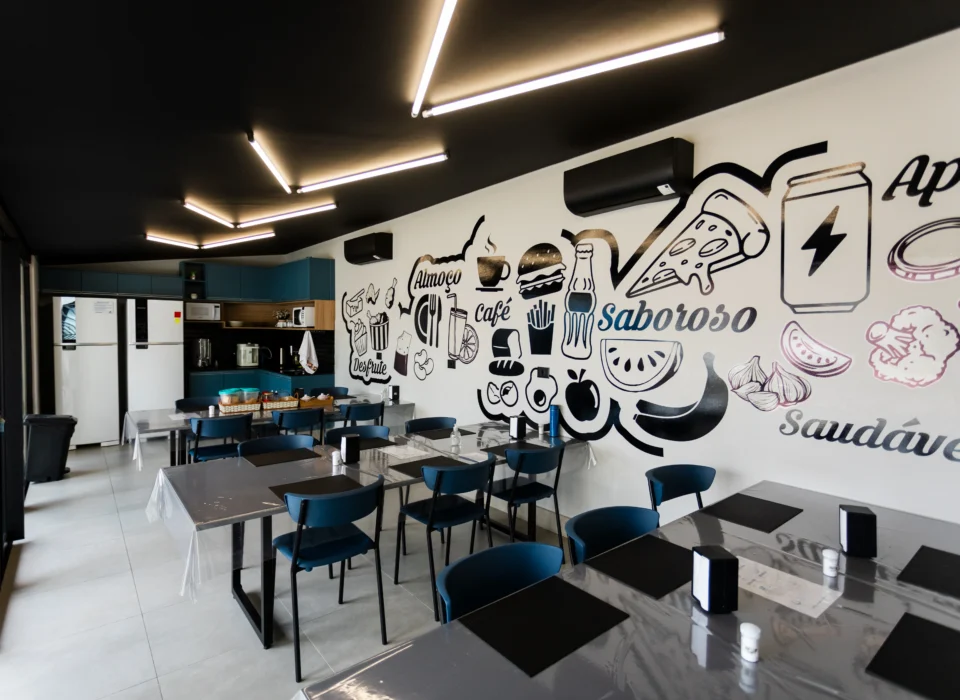Um espaço que acompanha o crescimento da empresa.